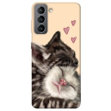 TPU чохол Demsky Cats love для Samsung Galaxy S21 FE