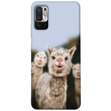 TPU чохол Demsky Funny llamas для Xiaomi Redmi Note 10 5G