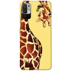 TPU чохол Demsky Cool giraffe для Xiaomi Redmi Note 10 5G