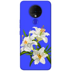 TPU чохол Demsky Three lilies для TECNO Spark 6