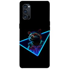 TPU чохол Demsky Comics style 24 Реактивный Енот (РАКЕТА) для Oppo Reno 4 Pro 5G