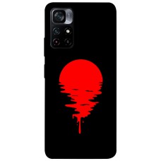 TPU чохол Demsky Red Moon для Xiaomi Poco M4 Pro 5G