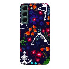 TPU чохол Demsky Yoga skeletons для Samsung Galaxy S22