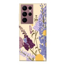 TPU чохол Demsky Flowers art для Samsung Galaxy S22 Ultra