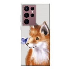 TPU чехол Demsky Funny fox для Samsung Galaxy S22 Ultra