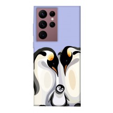 TPU чехол Demsky Penguin family для Samsung Galaxy S22 Ultra