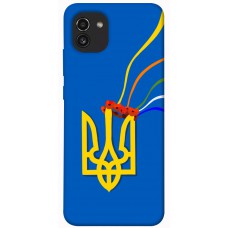 TPU чохол Demsky Квітучий герб для Samsung Galaxy A03