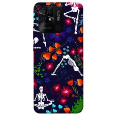 TPU чехол Demsky Yoga skeletons для Xiaomi Redmi 10C