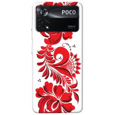 TPU чохол Demsky Червона вишиванка для Xiaomi Poco X4 Pro 5G