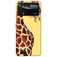 TPU чохол Demsky Cool giraffe для Xiaomi Poco X4 Pro 5G
