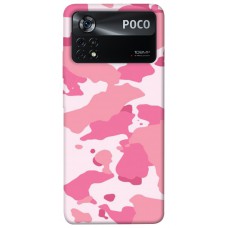 TPU чохол Demsky Розовый камуфляж 2 для Xiaomi Poco X4 Pro 5G