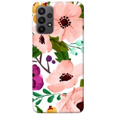 TPU чохол Demsky Акварельные цветы для Samsung Galaxy A23 4G
