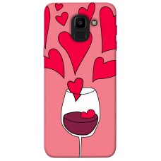 TPU чохол Demsky Бокал вина для Samsung J600F Galaxy J6 (2018)