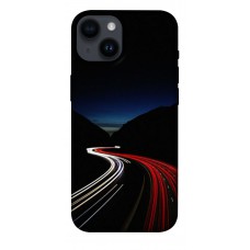 TPU чохол Demsky Красно-белая дорога для Apple iPhone 14 (6.1")