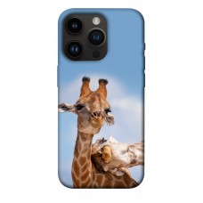 TPU чохол Demsky Милые жирафы для Apple iPhone 14 Pro (6.1")