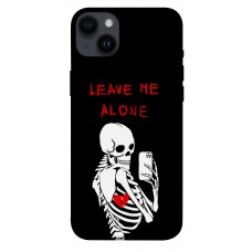 TPU чохол Demsky Leave me alone для Apple iPhone 14 Plus (6.7")