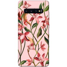 TPU чохол Demsky Floral motifs для Samsung Galaxy S10+