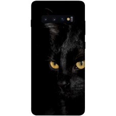 TPU чохол Demsky Черный кот для Samsung Galaxy S10+