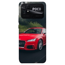 TPU чехол Demsky Red Audi для Xiaomi Poco C40