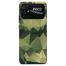 TPU чехол Demsky Треугольный камуфляж 2 для Xiaomi Poco C40