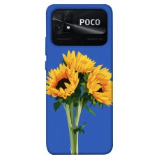 TPU чехол Demsky Bouquet of sunflowers для Xiaomi Poco C40