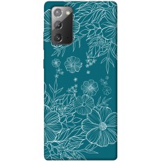 TPU чехол Demsky Botanical illustration для Samsung Galaxy Note 20