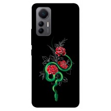 TPU чохол Demsky Snake in flowers для Xiaomi 12 Lite
