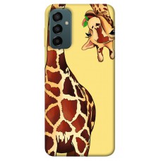 TPU чехол Demsky Cool giraffe для Samsung Galaxy M13 4G