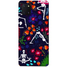 TPU чохол Demsky Yoga skeletons для Samsung Galaxy Note 10 Lite (A81)