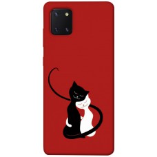 TPU чохол Demsky Влюбленные коты для Samsung Galaxy Note 10 Lite (A81)