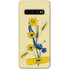 TPU чохол Demsky Українські квіточки для Samsung Galaxy S10