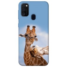 TPU чохол Demsky Милые жирафы для Samsung Galaxy M21