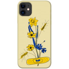 TPU чохол Demsky Українські квіточки для Apple iPhone 11 (6.1")