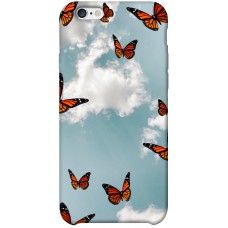 TPU чохол Demsky Summer butterfly для Apple iPhone 6/6s plus (5.5")
