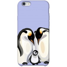 TPU чохол Demsky Penguin family для Apple iPhone 6/6s plus (5.5")
