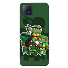 TPU чохол Demsky Green turtles для Oppo A73