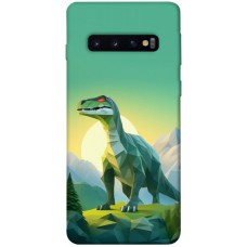 TPU чехол Demsky Динозавр для Samsung Galaxy S10