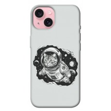 TPU чохол Demsky Кіт космонавт для Apple iPhone 15 (6.1")