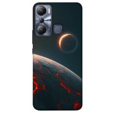 TPU чехол Demsky Lava planet для Infinix Hot 20i