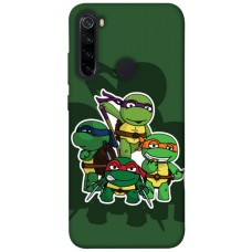 TPU чохол Demsky Green turtles для Xiaomi Redmi Note 8