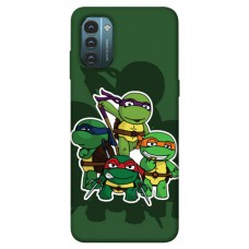 TPU чохол Demsky Green turtles для Nokia G21