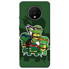 TPU чохол Demsky Green turtles для OnePlus 7T