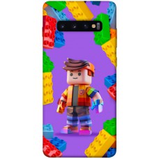 TPU чохол Demsky Colorful constructor для Samsung Galaxy S10+