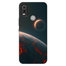 TPU чехол Demsky Lava planet для Nokia C21 Plus