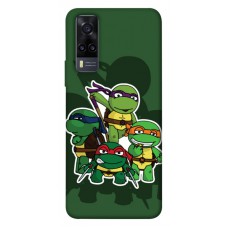 TPU чохол Demsky Green turtles для Vivo Y31