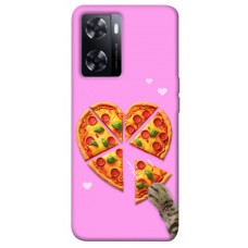 TPU чехол Demsky Pizza Love для Oppo A57s