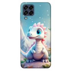 TPU чехол Demsky Білий дракоша для Samsung Galaxy M33 5G