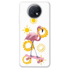 TPU чехол Demsky Fantasy Fauna 4 для Xiaomi Redmi Note 9 5G / Note 9T