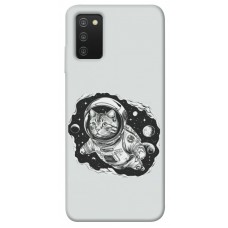 TPU чехол Demsky Кіт космонавт для Samsung Galaxy A03s