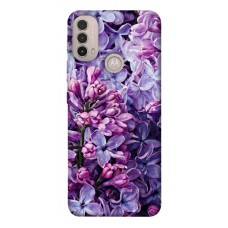 TPU чехол Demsky Violet blossoms для Motorola Moto E40